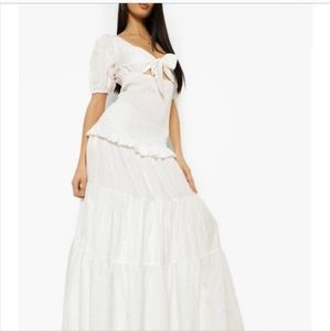 Elegant White Maxi Dress